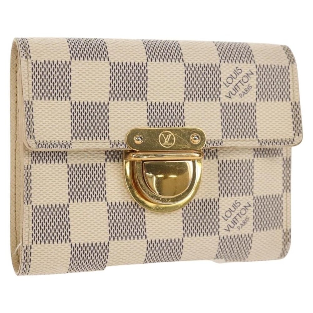 LOUIS VUITTON Damier Azur Portefeuille Koala Trifold Wallet N60013 Auth 154940V